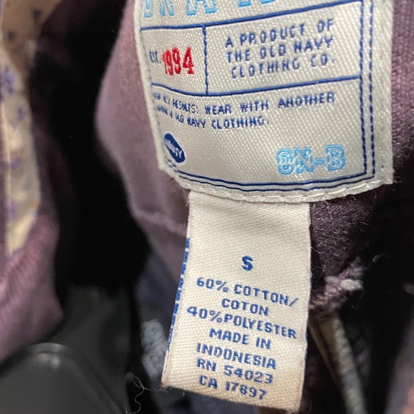 Old Navy purple button down corduroy jacket. - Picture 5 of 5
